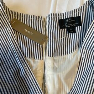 J Crew stripe jumpsuit